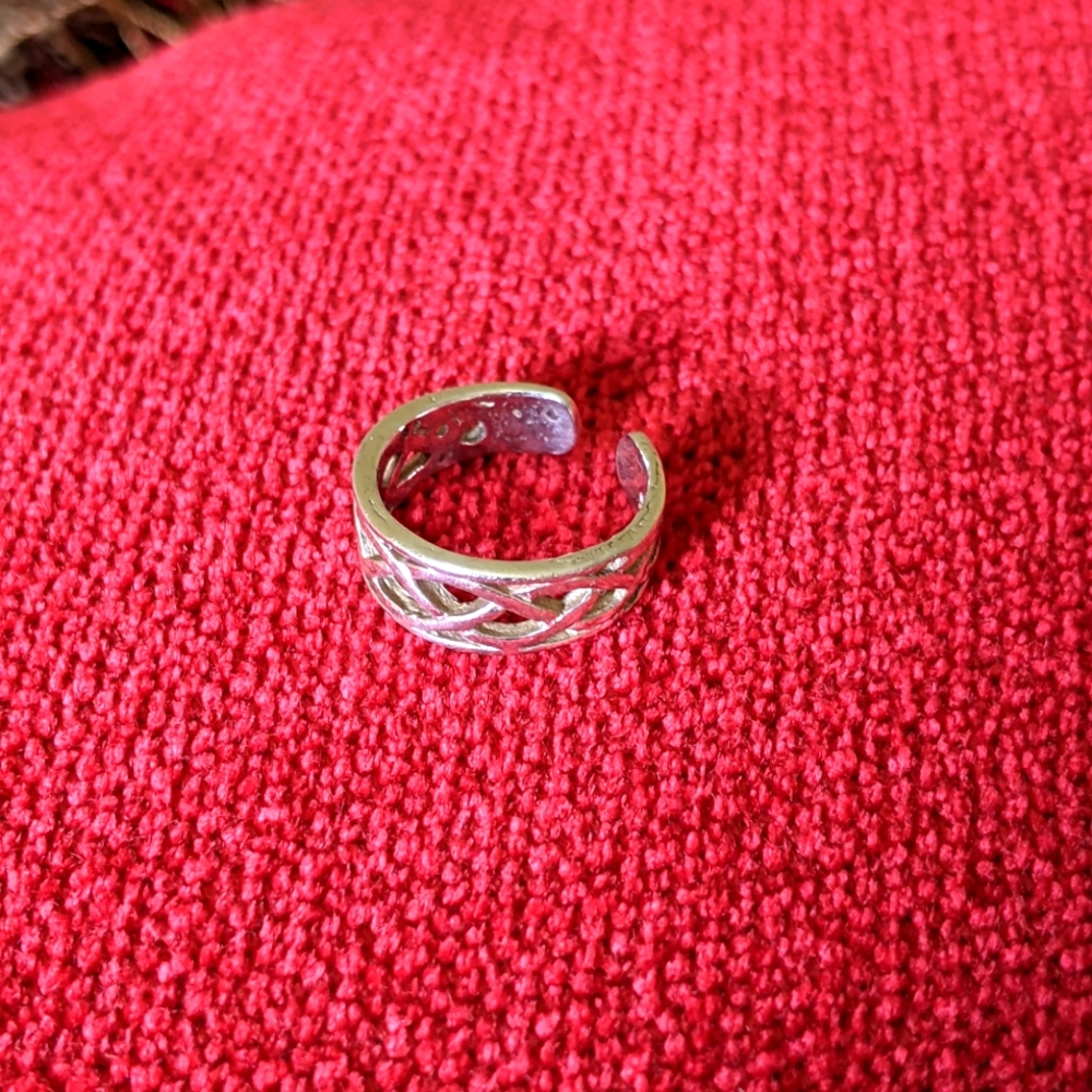 TOE RING 925 STERLING SILVER - Picture 4 of 7